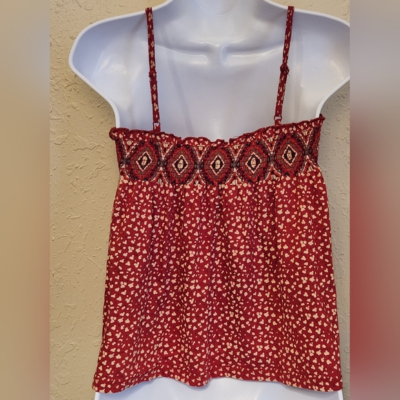Patrons of Peace Bohemian Spaghetti Strap Blouse Size Medium - Picture 6 of 8